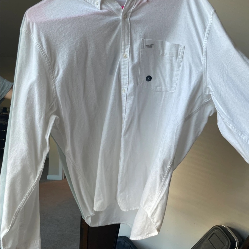 Hollister Epic Flex White Shirt